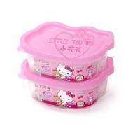 ♥小花花日本精品♥Hello Kitty臉頭造型透明保鮮盒 收納盒 置物盒 餅乾盒 食物盒 56949803