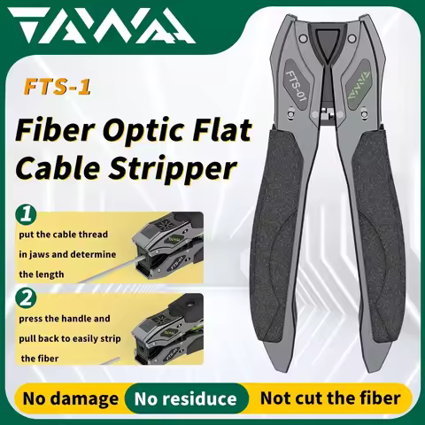 FTS-01 Optical Fiber Drop Cable Stripper Suitable for 3.0, 2.0mm Fiber Fiber. Adjustable Blade for 6