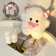 Plush Snow Monster Keychain,Soft Yeti Backpack Accessories,Soft Toy Backpack Bag Pendant Keychain,Ke