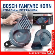2 PCS Bosch EC12-C Strider Fanfare Horn Original Bosch Universal Car Horn Motor Horn