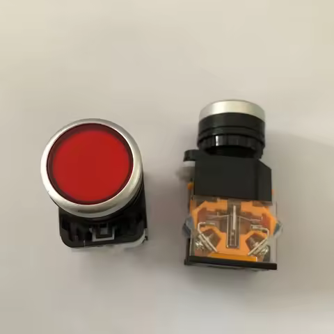 ON-OFF Momentary/Latching Push button switch 22mm 4 Screws Circular small size Flat round Panel Cuto