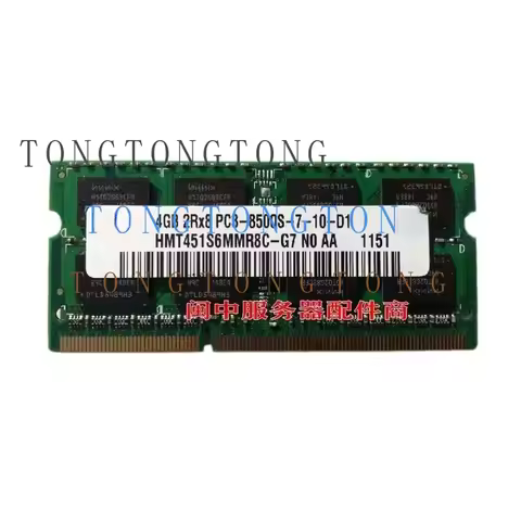 TT For Hyundai 4GB 2RX8 PC3-8500S-7-10-F2 HMT351S6BFR8C-G7 Notebook Memory