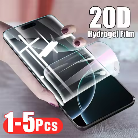 1-5Pcs Hydrogel Film For iPhone 16 Pro Max Screen Protector Not Glass Apple iPhone 16ProMax 16 Plus