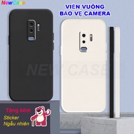 Samsung S9 / S9 PLUS / S9 + TPU Case With Square Bezel Protects The camera, Free sticker