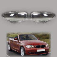 Fits for BMW E81 E87 E82 E88 1M 2003-2011 Pair Car Headlight Lens Headlamp Shell Cover