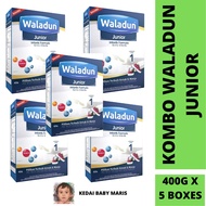 KOMBO JIMAT 5 BOXES WALADUN JUNIOR 400G FOR BAYI| GOAT MILK FORMULA FOR NEWBORN BABY| INFANT FORMULA