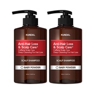 KUNDAL Caffeine Anti Hair Loss 1EA /Scalp Care+ Shampoo 500ml - Ylang Ylang/Cherry Blossom/White Mas