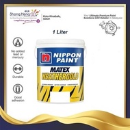 1L -  Nippon Paint Matex Weathergold Exterior Wall - COLOR OPTION [ANY COLOR - PM CODE] + Freegift
