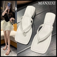 MANXIXI Fashion Women Mid High Heels 1.57 Inches Beautiful Sandals (Size 35-40)
