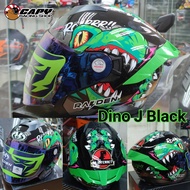 หมวกกันน็อค open face Raiden Fusion รุ่นใหม่ล่าสุด มีแว่นกันแดด