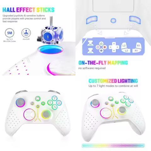 LED Wireless for Xbox Controller, Compatible with Xbox Series X S, Xbox One, Windows 10/11, Gaming C
