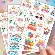 19 Styles Happy Birthday Assorted / DIY Stickers 76Pcs