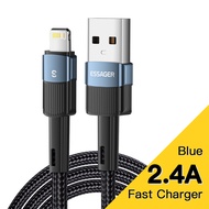 Essager 2.4A USB Cable for iPhone 13 Pro Max 12 XS XR Fast Charging Cable for iPhone 8 7 SE USB Cha