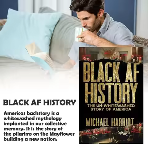 Black AF History Book The Un-Whitewashed Story of America English Book