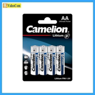 Camelion - AA P7鋰鐵電池 (4粒,卡裝) FR6-BP4 原裝行貨 4260033154866