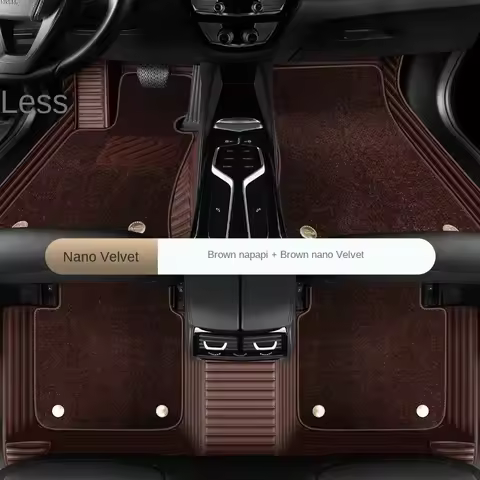 PU Leather + Nano Velvet Customized Car Floor Mat for Cadillac SRX 5 Seat 2010-2016 CT4 CT5 CT6 2020