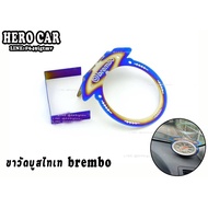 Titanium Boost Gauge brembo Pattern Turbo Meter Stand Clamp Autometer