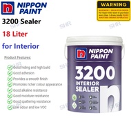 NIPPON PAINT 18 Liter 3200 Wall Sealer for Interior / Primer / Undercoat / 底漆