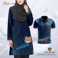 Baju Sedondon Family Set Raya Tshirt Murah Jersey_muslimah _polo_lengan Panjang _Lengan Pendek Baju 