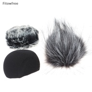 Fitow 1Pc Foam Mic Wind Cover Furry Windscreen Muff For ZOOM H5 H6 Recorder Microphone FE