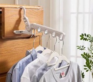 簡約多功能5孔折疊晾衣架 掛衣架 省空間