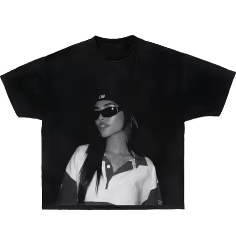 Hip Pop Tops Madison Beer Box Retro T-shirt Men's T-shirt Summer New Style Suitable for Both Men and