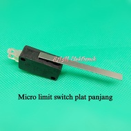 MICRO LIMIT SWITCH PLAT PANJANG TANPA RODA limit switch