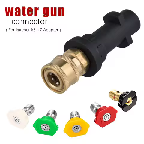Car Washer Gun Nozzle Adapter for Karcher K Series 1/4 Inch Quick Connection Spray Jet Modified Nozz