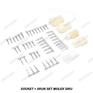 SIKU Socket + Molex ElbowSkun Set 5556+5557+5558+5559 Wire Connector Terminal Block