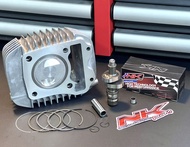 ชุดเสื้อลูกเวฟ125วาฬ-Msx 56-57มิล+แคมแต่ง NK Racing แท้ เสื้อสูบอย่างดี มีให้เลือกทั้งหัวเรียบ(คาเซ่