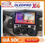 Combo màn hình OLEDPRO X4 kèm mặt dưỡngdây nguồn zin cho xe TOYOTA INNOVA 2013-2015 - màn hình oto o