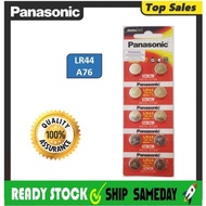Bateri Butang Coin Quality Panasonic Code A76/LR44 Batteries 2pcs/2biji