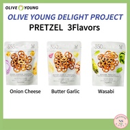 [OLIVE YOUNG]Delight Project Pretzel 3Flavor (70g/140g) From Korea