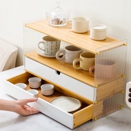 Cup holder cup storage rack desktop water cup tea cup coffee cup finishing rack tea bar table plate