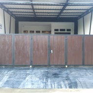 pagar lipat model grc motif kayu harga per meter