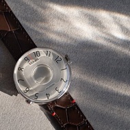 KLOK-08-M3 礦物灰色錶頭+皮革錶帶搭配摺疊錶扣 加碼送原廠手環