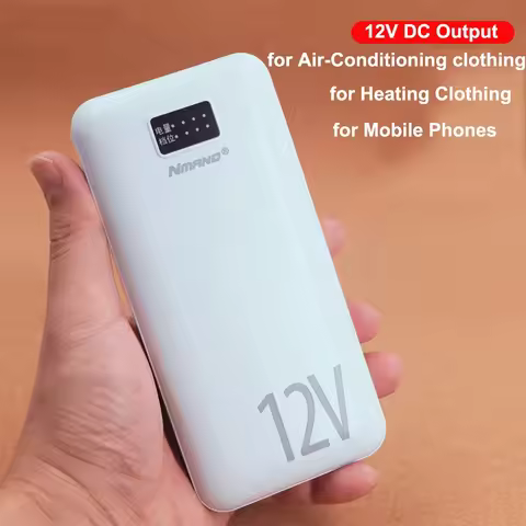 Power Bank 18000mAh 12V 7.4V DC Port External Battery Charger For Heating Jacket Air Condition Cloth