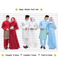 Baju Nikah Full Set . Lace Dress . Baju Melayu Moden . Baju Bertunang Akad Nikah . Muslimah Dinner Dress . Delisya 2024