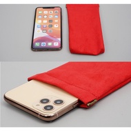 GMO Ready Stock Special Offer vivo Y05 6.74 inch Shrapnel Opening Double Layer Flannel Bag Mobile Ph