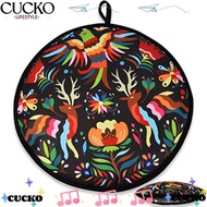 CUCKO Tortilla Keeper, 12 Inch Size Heat Insulation Tortilla Warmer Pouch, Premium Reusable Round Sh