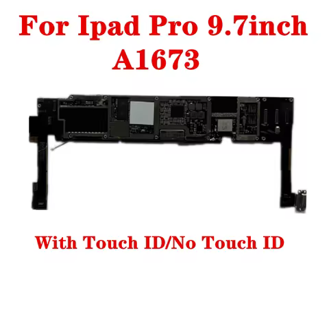 For iPad Pro 9.7 inch A1673 WIFI Version Motherboard 32GB/128GB/256GB With Touch ID Logic boards Wit