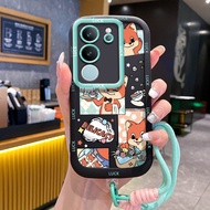 VIVO V29 5G V29E 5G V29 Pro 5G Case With Cartoon Lanyard