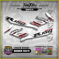 ┘ ◺ ✁ RAIDER 150 Fi DECALS ( 2023 R150 )【ThaijutsuStickers】