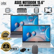 [READY STOCK] ASUS NOTEBOOK A516E-ABQ804TS / A516E-ABQ806TS 4GB RAM/512GB SSD 🎁 FREEGIFT BAGPACK+MOU