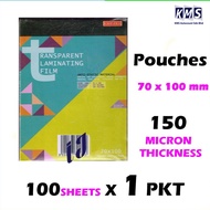East-File Laminating Film Pouch ID (70mm x 100mm) 150mic