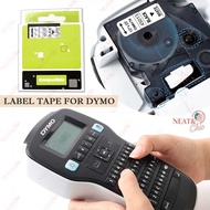 Label Maker Tape Compatible DYMO D1 Label Cassette 45013 S0720530 Replace for DYMO D1  A45013 Black 