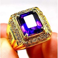 Genuine NATURAL NATURAL Amethyst Amethyst Ring