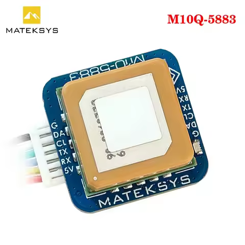 MATEKSYS GNSS & COMPASS M10Q-5883 M10 GPS with Compass QMC5883L Module Digital AirSpeed 4-9V for RC 