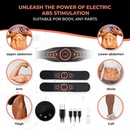 NewEMSAbdominal Stickers Intelligent Vibration Massage Belt Abdomen Strengthening Belt Power Plate Fitness Exercise Puls