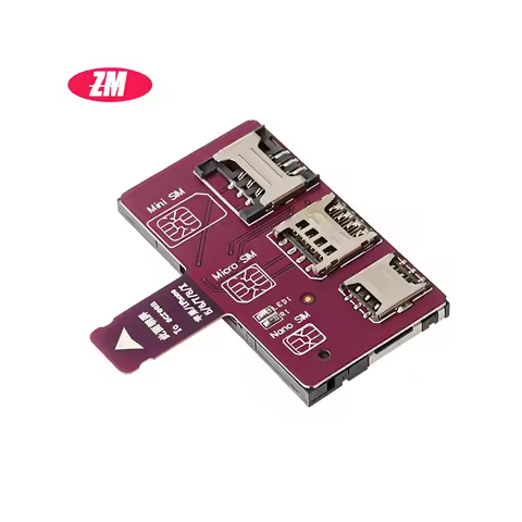 For iPhone Android SIM card 4in1 External Card Slot Adapter Fast Card Changer iPhone SIM Card Reader